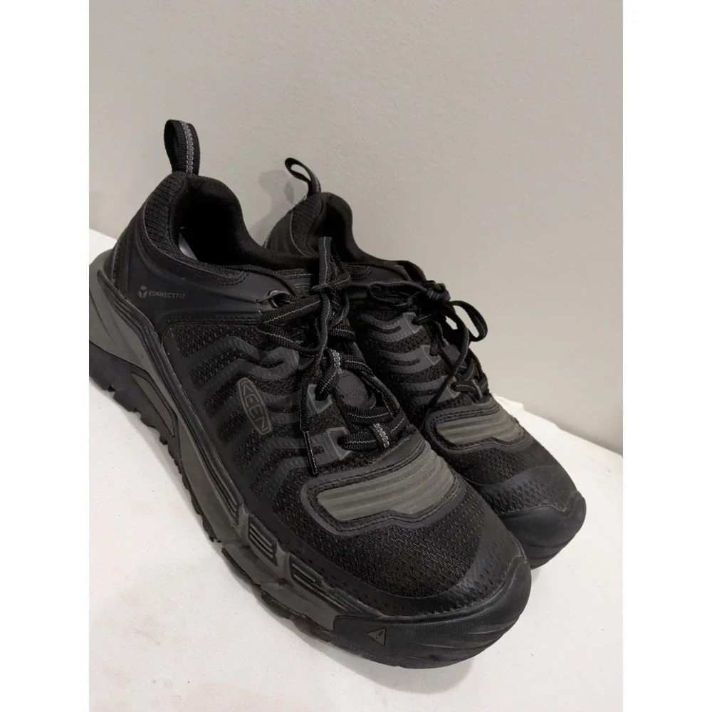 KEEN Men's CSA Kansas City Carbon-Fiber Toe Work Shoe 1025725 Black Size 11.5 M